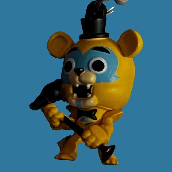 FNAF Glamtock Freddy Backpack Clip & Funko 2015 Mystery Bonnie Guitar Figures B1 - Picture 3 of 6